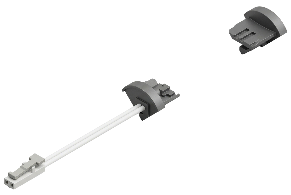 Surface LED Channel End Cap Set – Surface Arched / Left