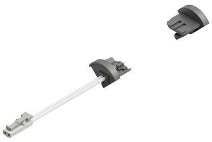 Surface LED Channel End Cap Set – Surface Arched / Left