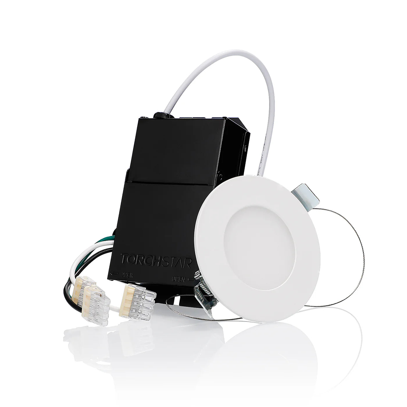 CoreLight — z1526/z1528/z1204 White 5CCT  CRI 90 Dimmable  LED Downlight  With J-Box