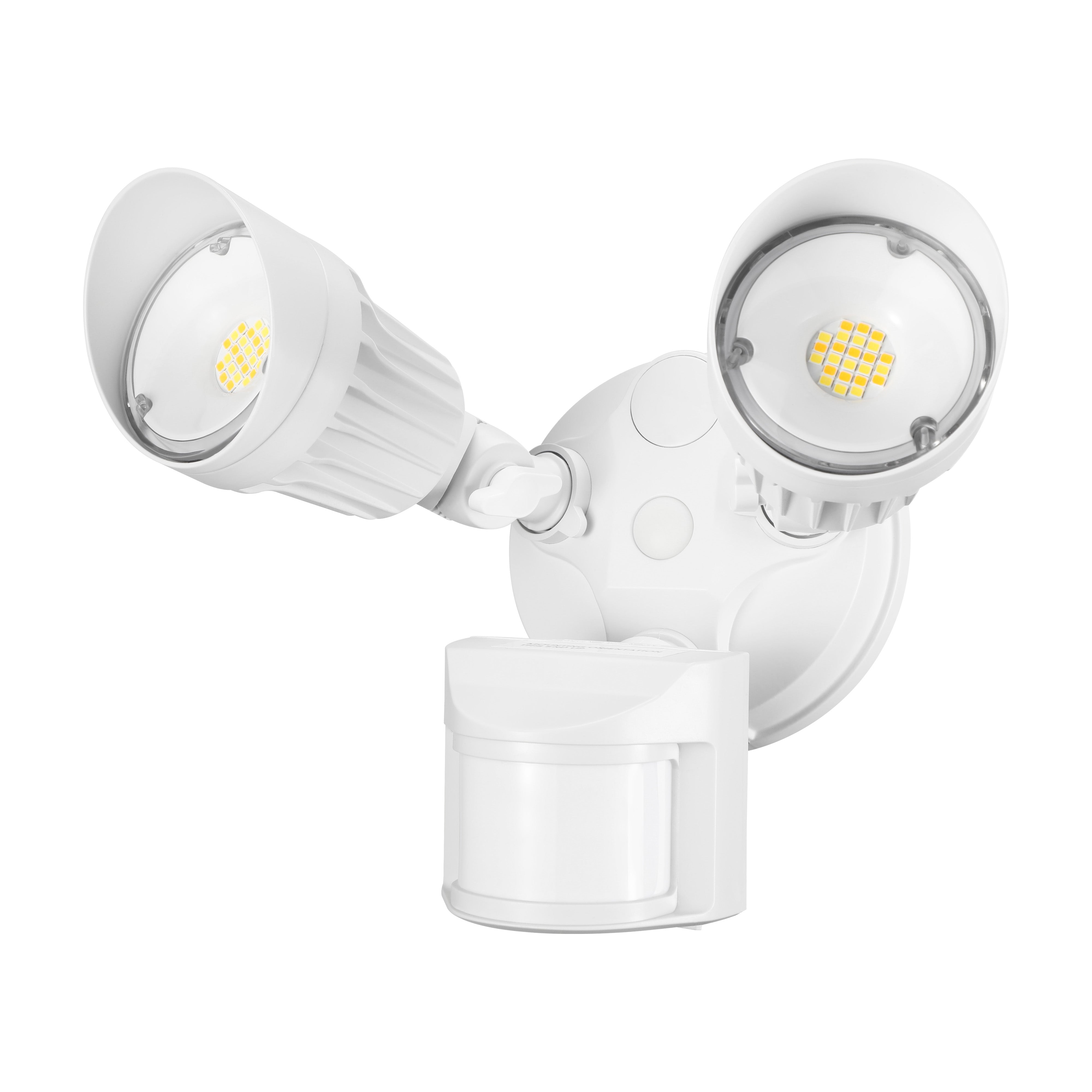 Watchman+ Dual-Heads 25W LED Security Light - White - Adjustable CCT