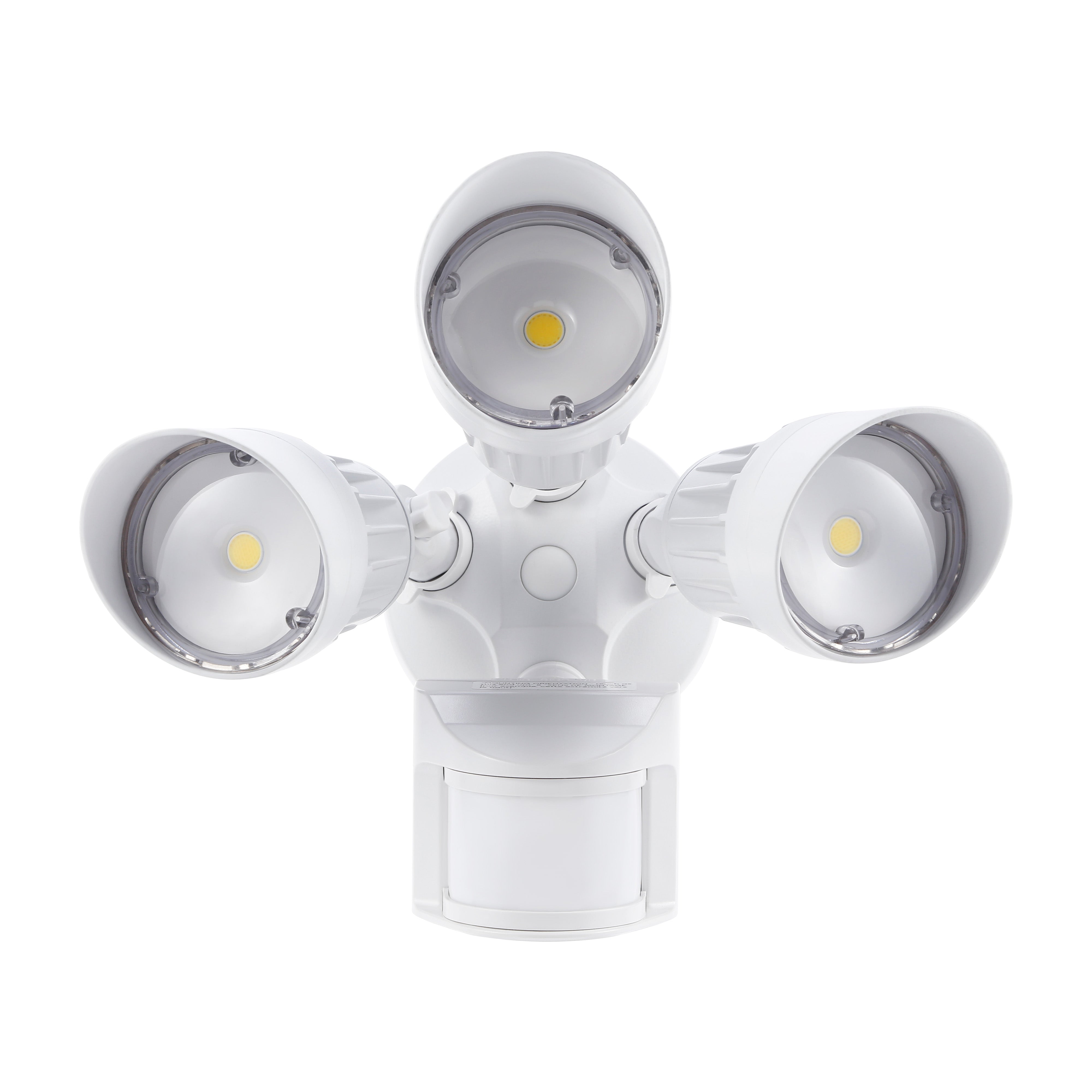 Watchman Tri-Heads 30W LED Security Light - White - 3000K/5000K