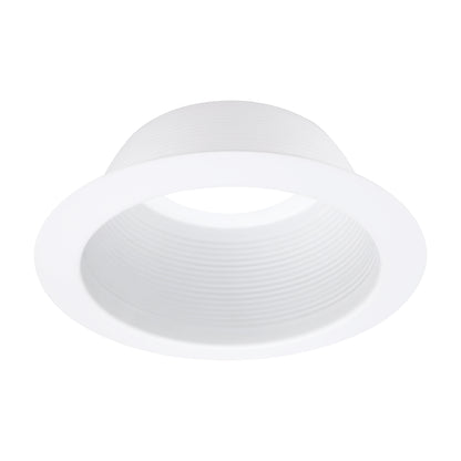 TORCHSTAR 6" Stepped Baffle Trim - White