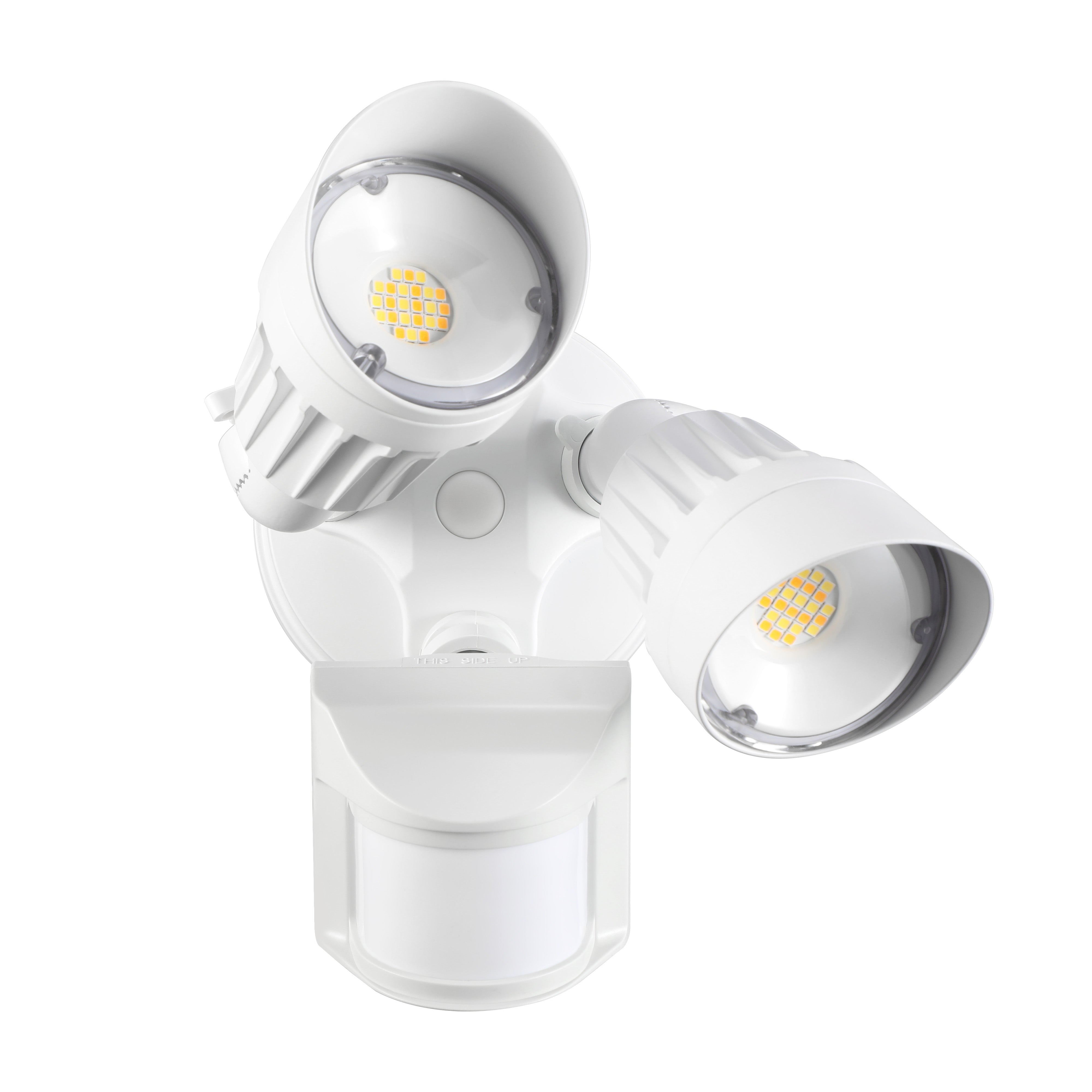 Watchman+ Dual-Heads 25W LED Security Light - White - Adjustable CCT