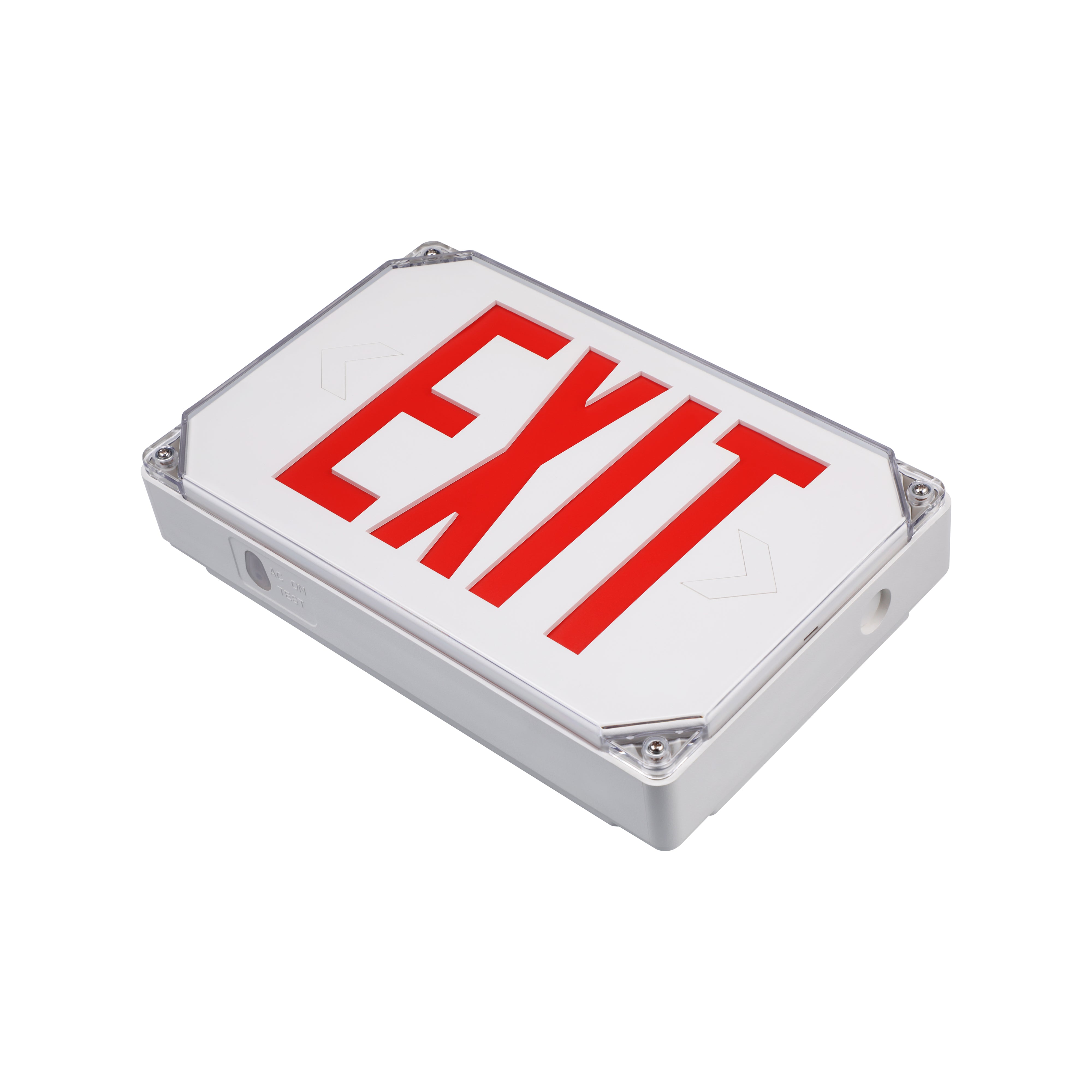 LitEgress Weatherproof Exit Sign - Red Letters