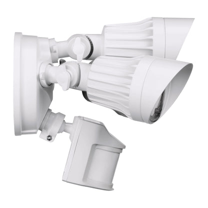 Watchman Tri-Heads 30W LED Security Light - White - 3000K/5000K