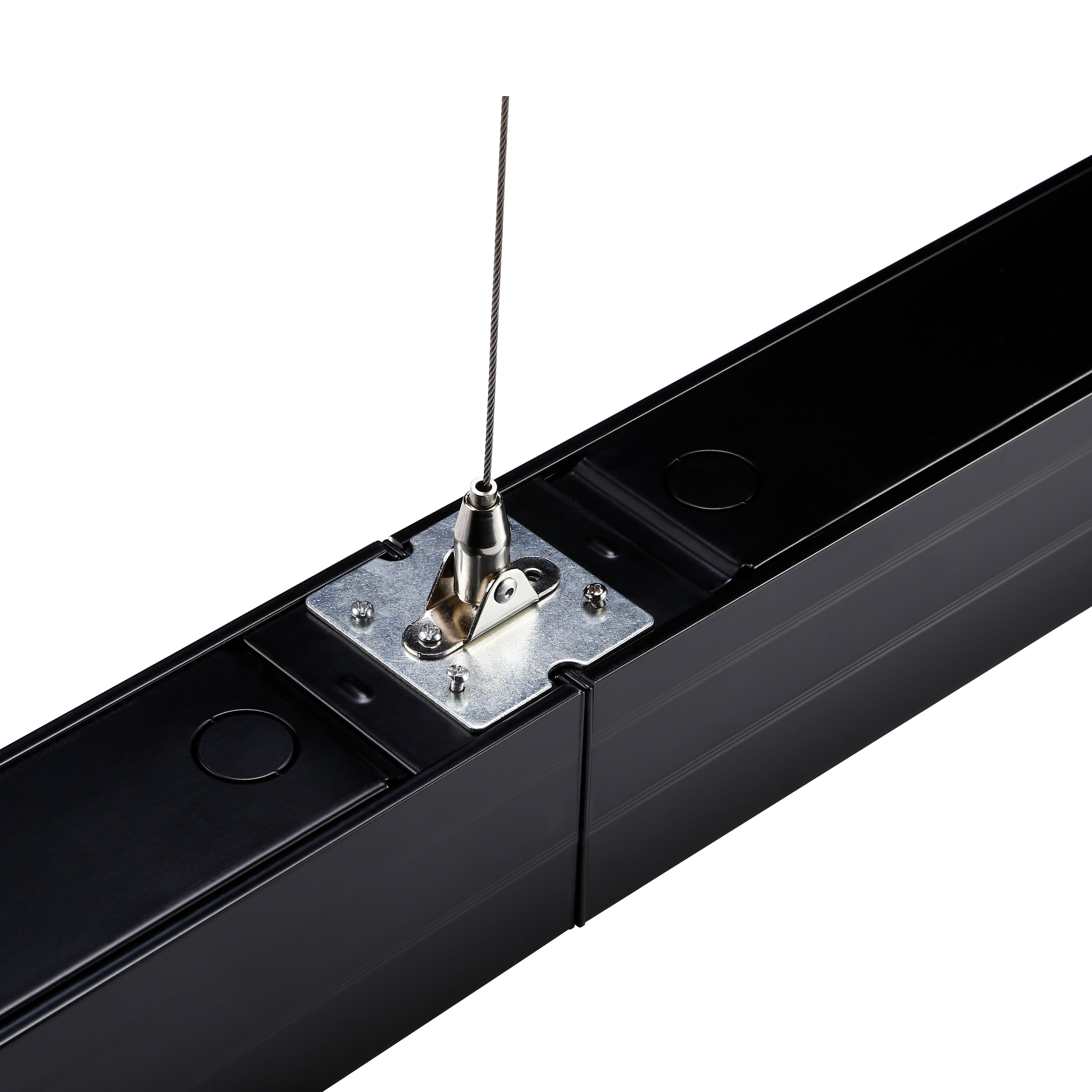 ElegaLux 4' LED Linear Light - Black - 40W - 4000K