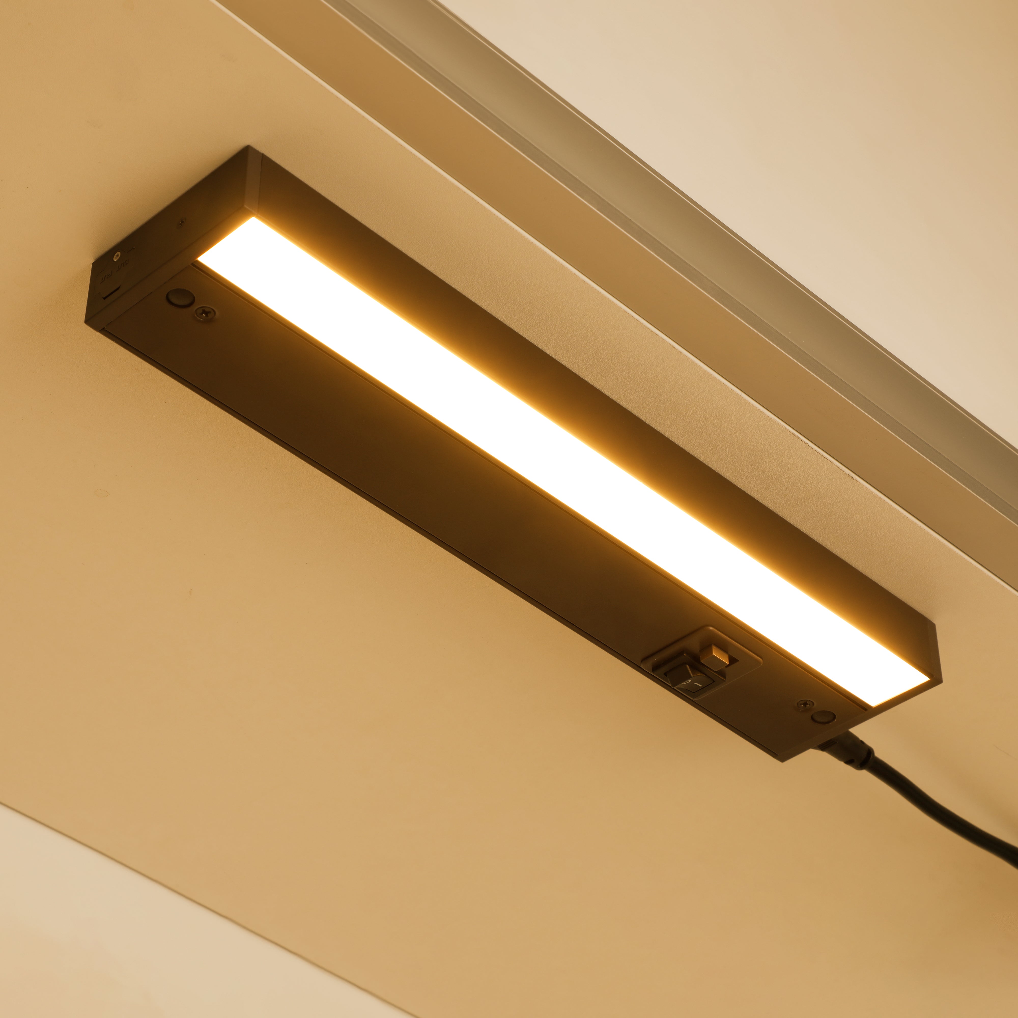 VersaLite+ 12" Linkable LED Under Cabinet Lights - Brown - Adjusable CCT