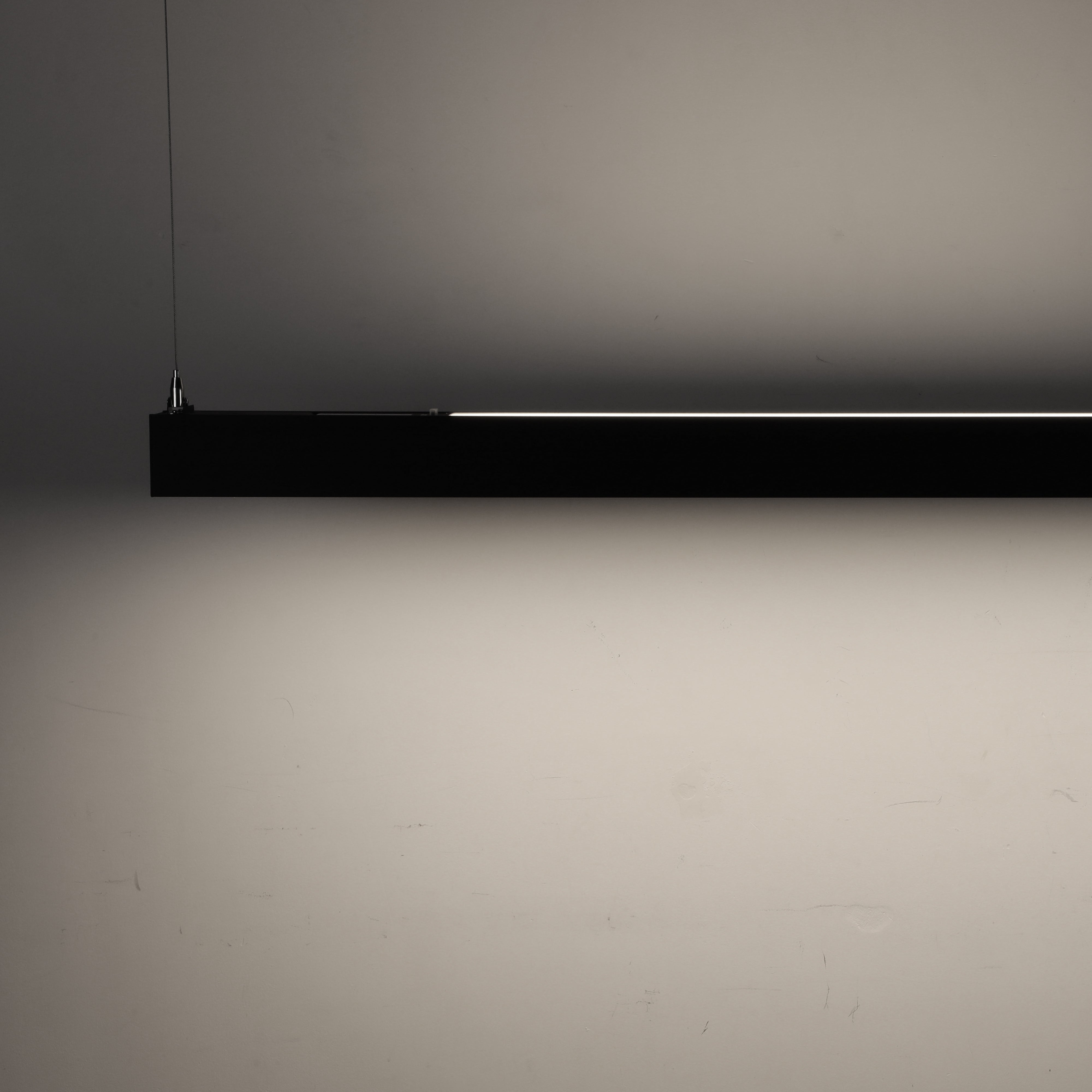 ElegaLux+ Pro 4' LED Linear Light - Black - 55W - Adjustable CCT